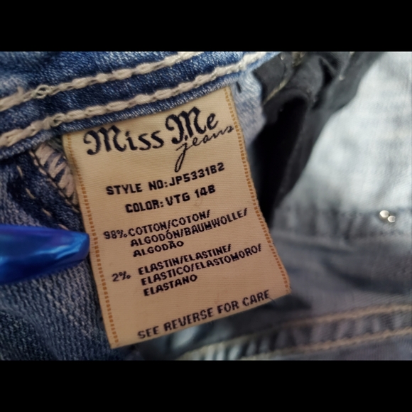 Miss Me denim jeans- Angel wings - Picture 7 of 10